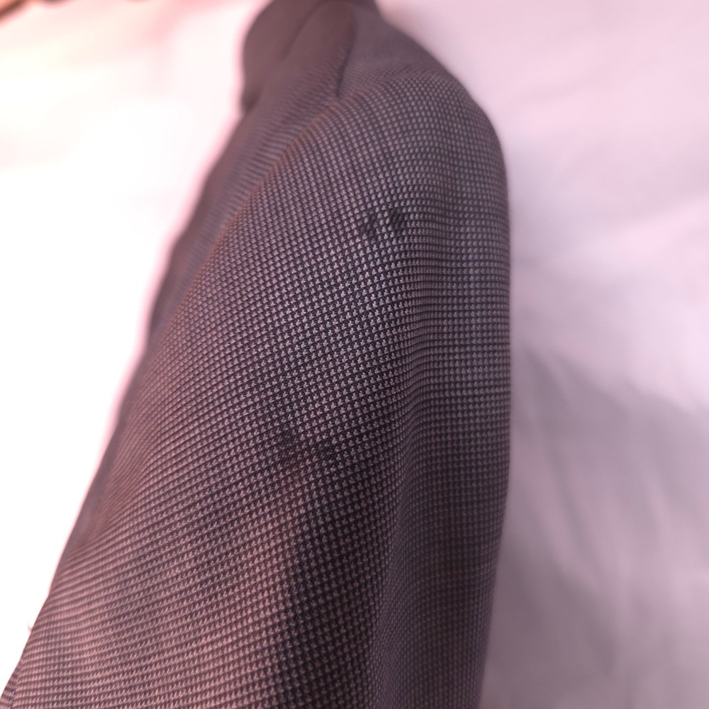 Luigi Bianchi Mantova Blazer Men's 48 Gray Wool 2-Button Sport Coat Italy Zegna - Picture 7 of 15